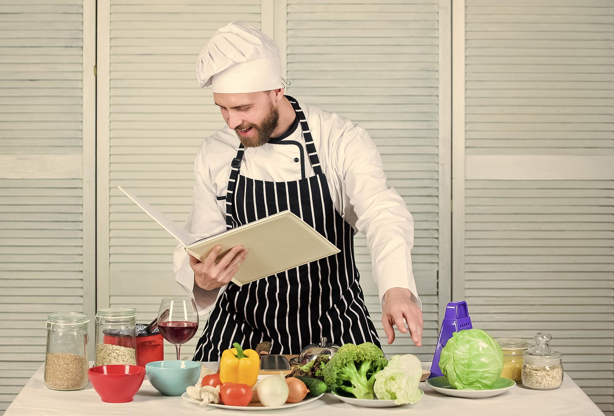 Chef testing a seasonal menu